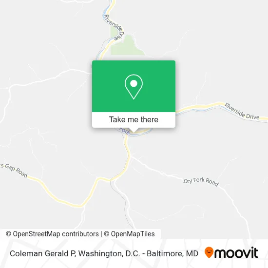 Coleman Gerald P map