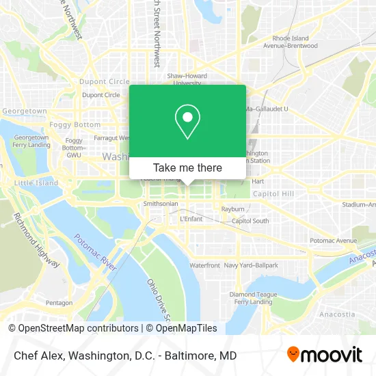 Chef Alex map