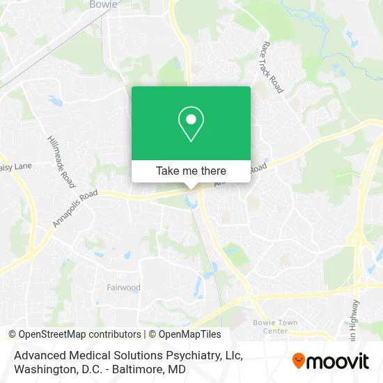 Advanced Medical Solutions Psychiatry, Llc map