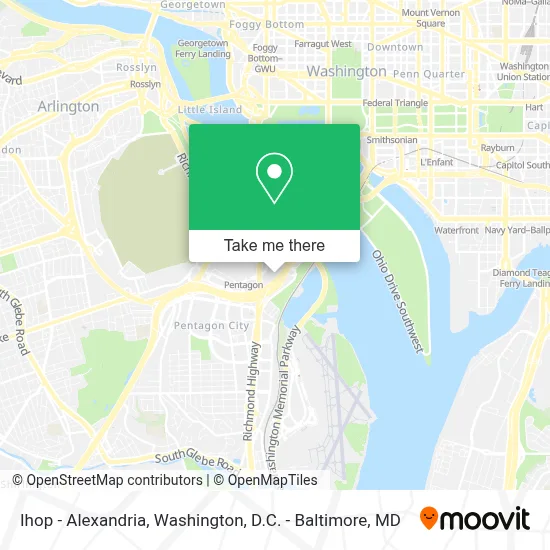 Ihop - Alexandria map