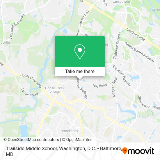Trailside Middle School map