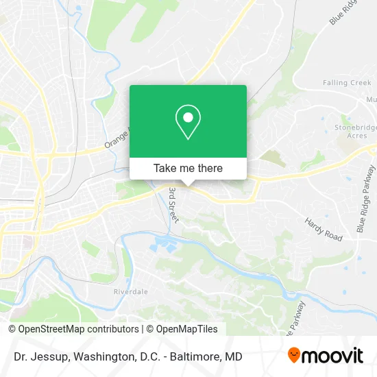 Dr. Jessup map