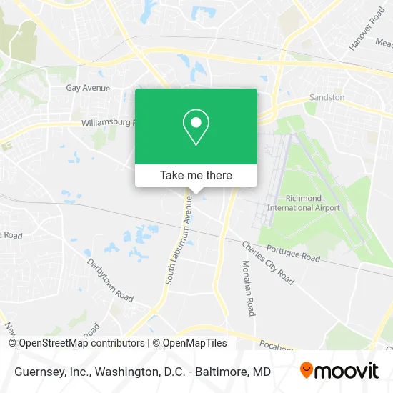 Guernsey, Inc. map