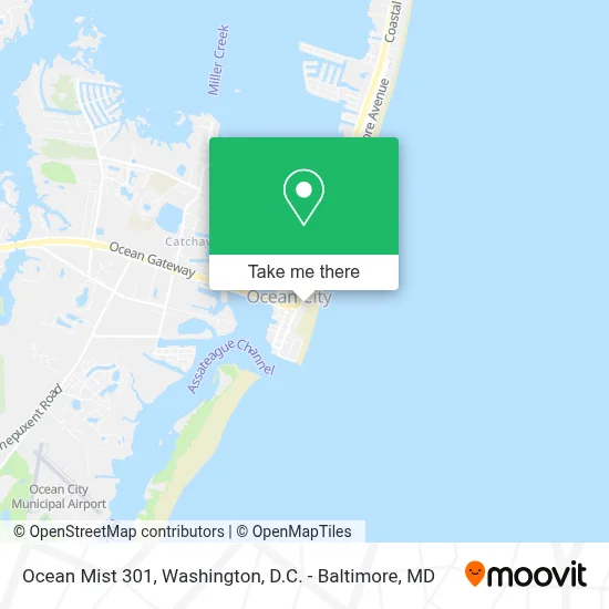 Ocean Mist 301 map