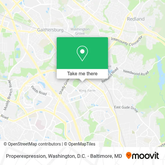 Properexpression map