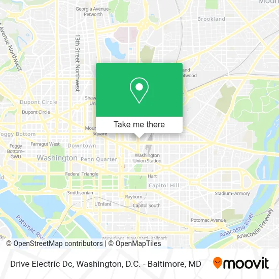 Drive Electric Dc map