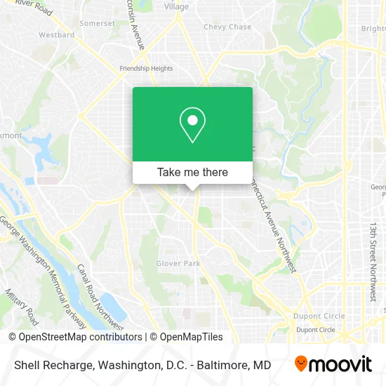 Shell Recharge map