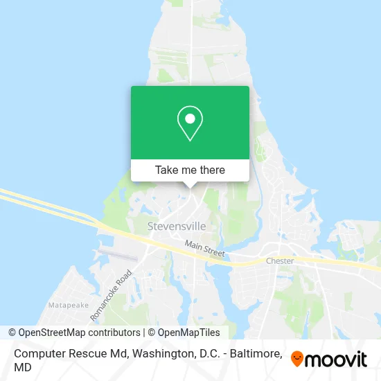 Computer Rescue Md map