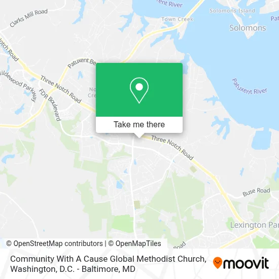 Community With A Cause Global Methodist Church map