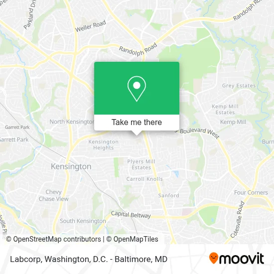 Labcorp map