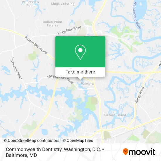 Commonwealth Dentistry map