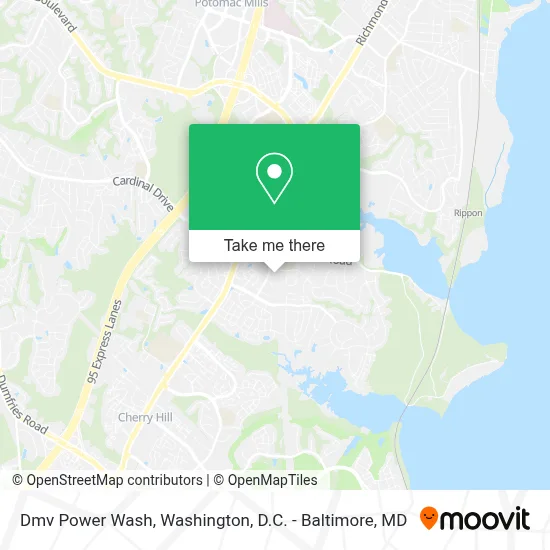 Dmv Power Wash map