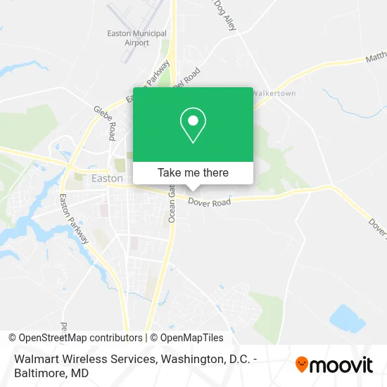 Walmart Wireless Services map