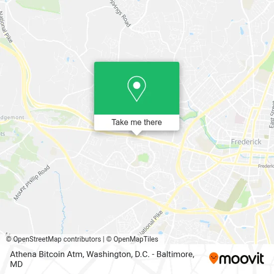 Athena Bitcoin Atm map