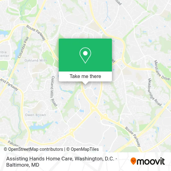 Assisting Hands Home Care map