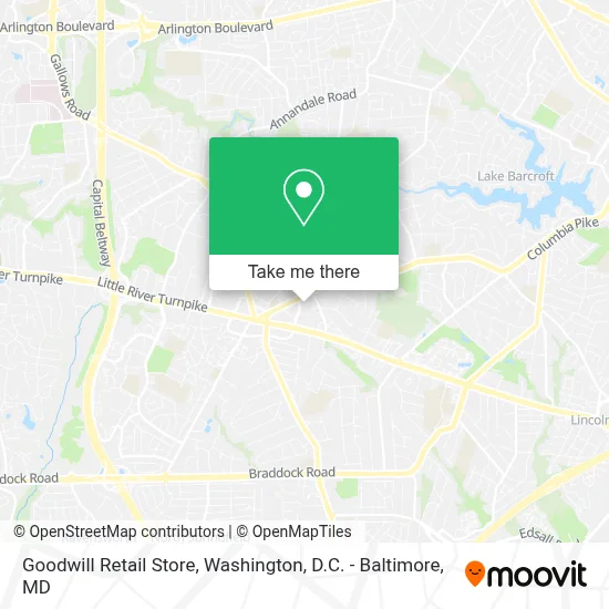 Goodwill Retail Store map