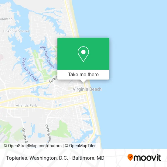 Topiaries map