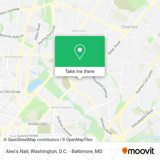 Alex's Nail map
