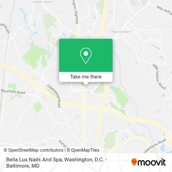 Bella Lux Nails And Spa map