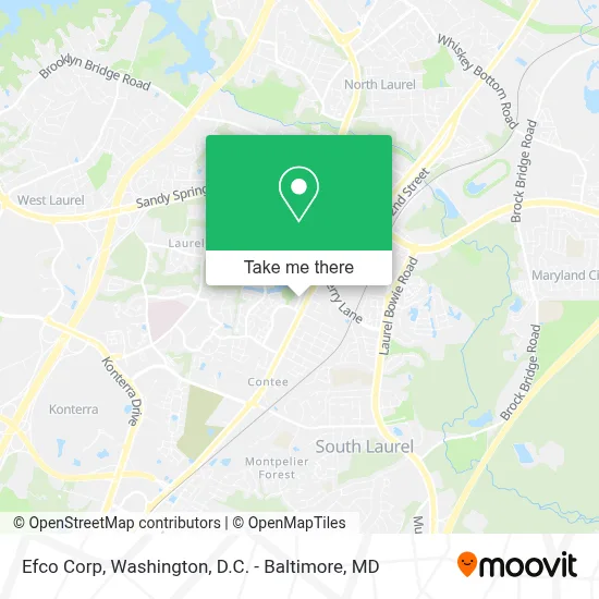 Efco Corp map