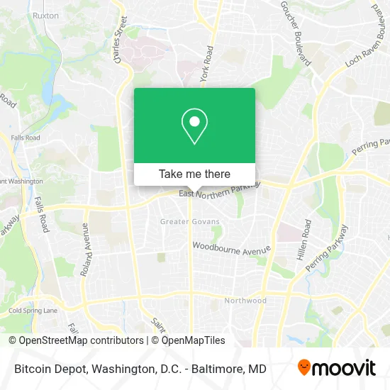 Bitcoin Depot map
