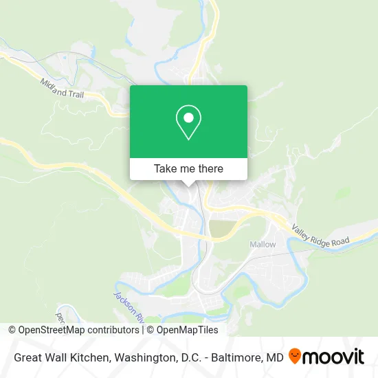 Great Wall Kitchen map