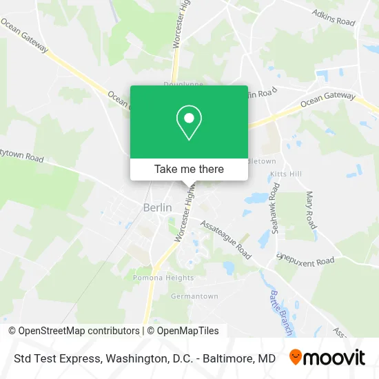Std Test Express map