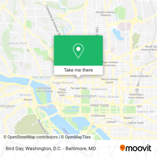 Bird Day map