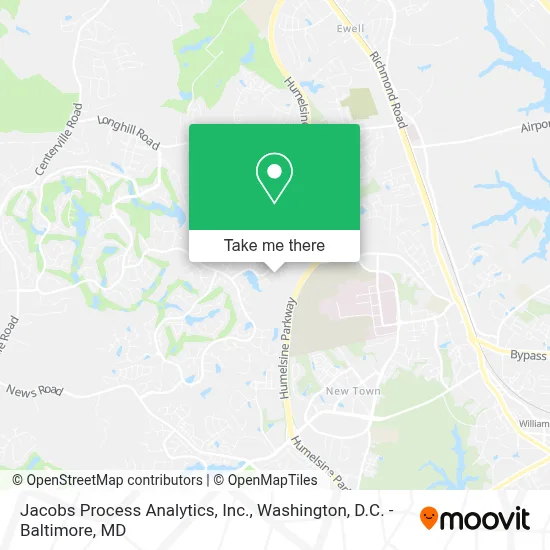 Jacobs Process Analytics, Inc. map