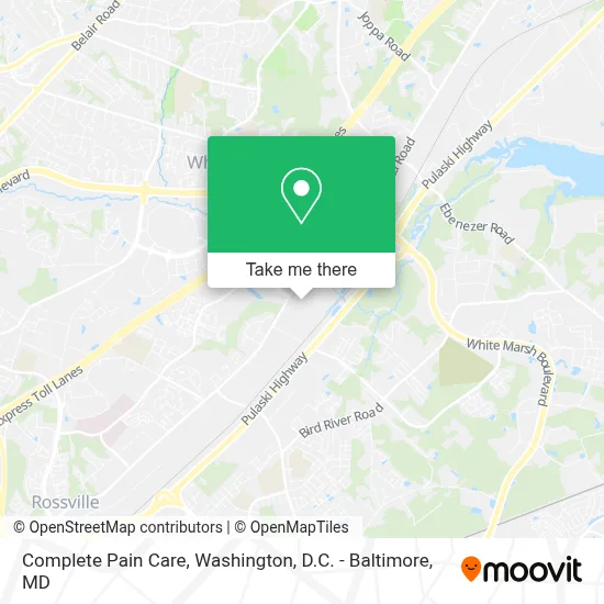 Complete Pain Care map