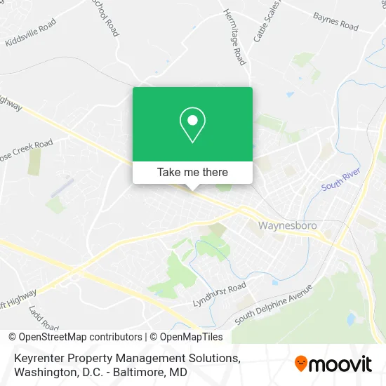 Keyrenter Property Management Solutions map