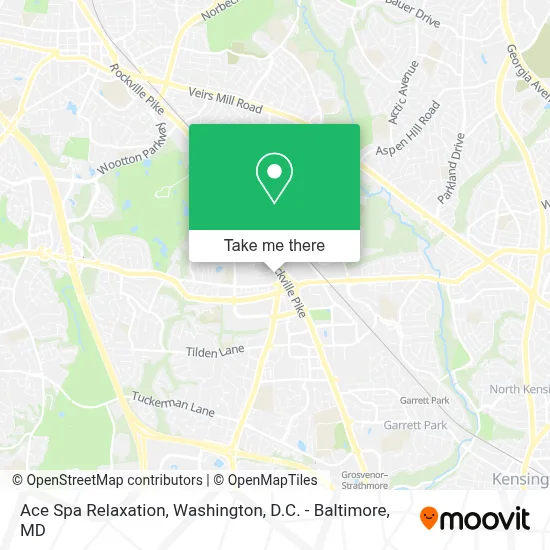 Ace Spa Relaxation map