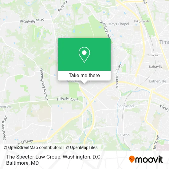The Spector Law Group map