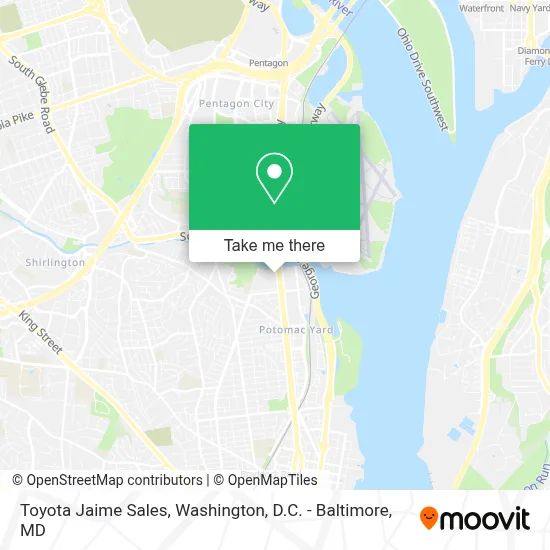 Toyota Jaime Sales map
