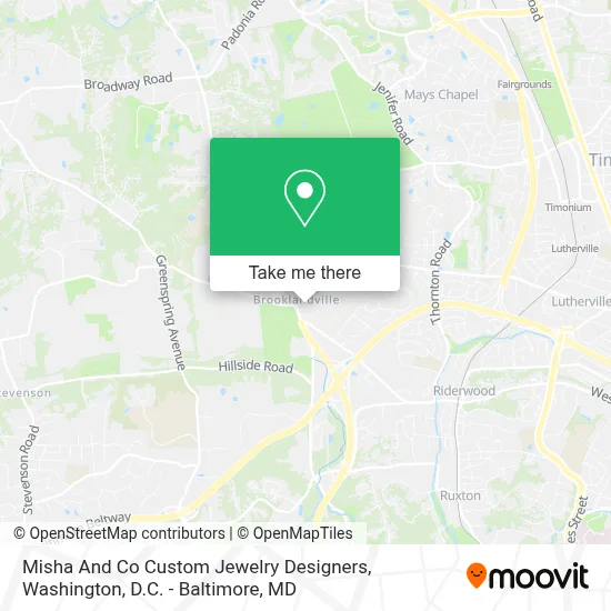 Misha And Co Custom Jewelry Designers map