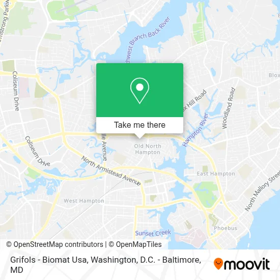 Grifols - Biomat Usa map