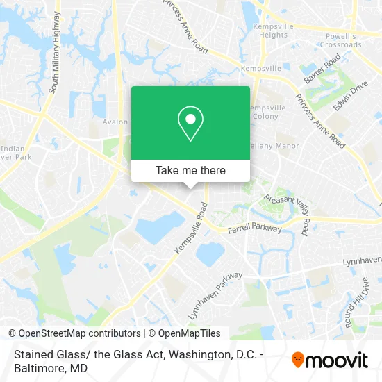 Stained Glass/ the Glass Act map