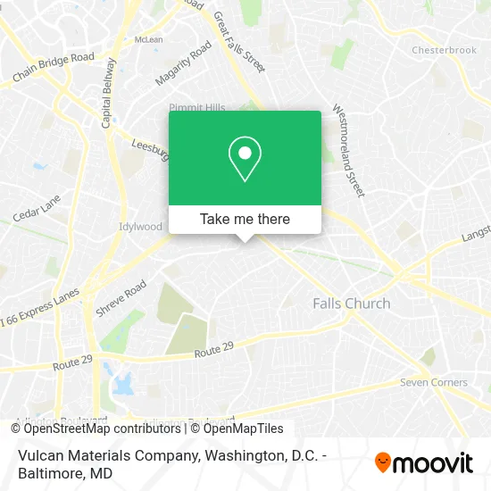 Vulcan Materials Company map