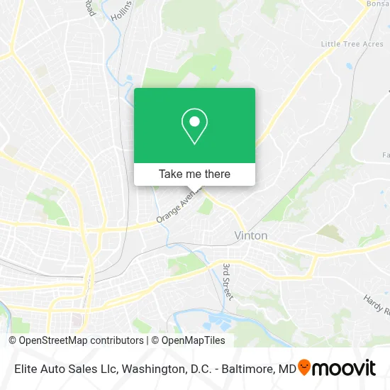 Elite Auto Sales Llc map