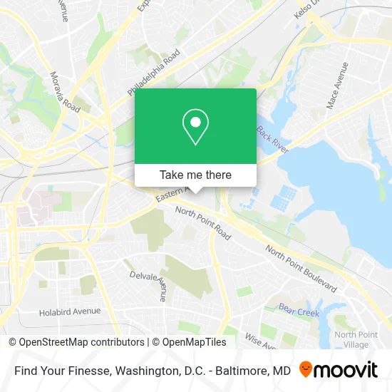 Find Your Finesse map