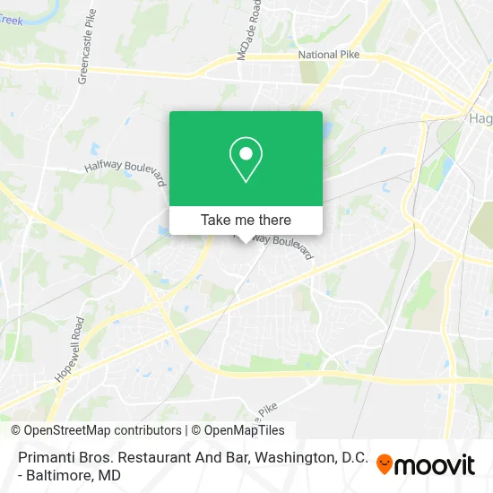 Primanti Bros. Restaurant And Bar map