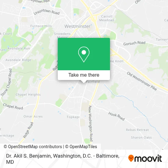 Dr. Akil S. Benjamin map