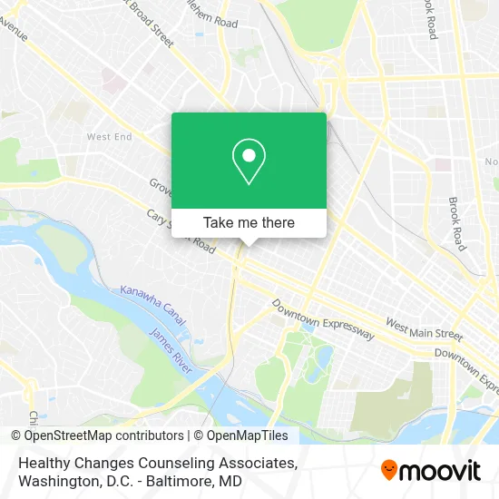 Healthy Changes Counseling Associates map