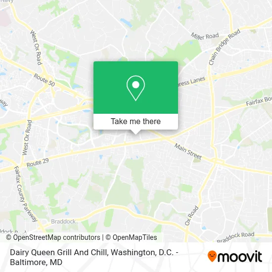 Dairy Queen Grill And Chill map