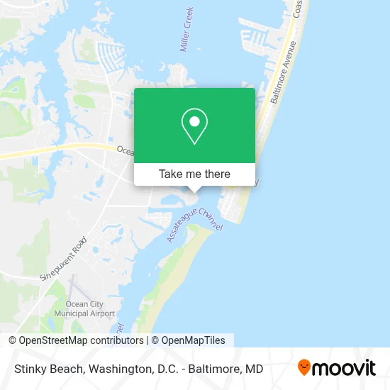 Stinky Beach map