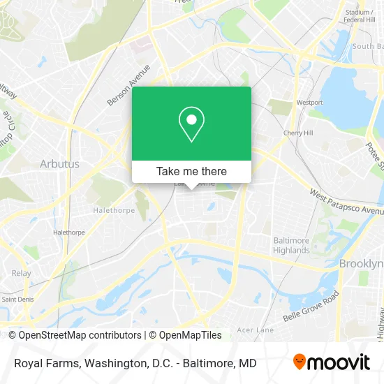 Royal Farms map