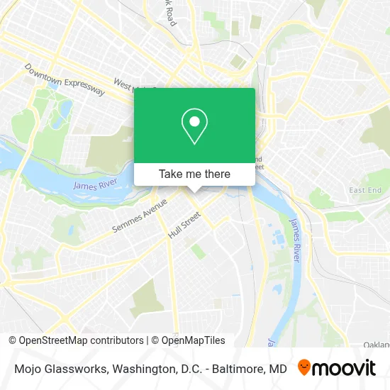 Mojo Glassworks map