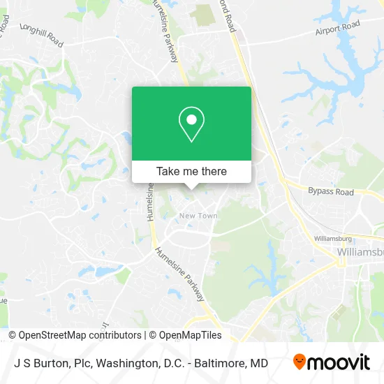 J S Burton, Plc map