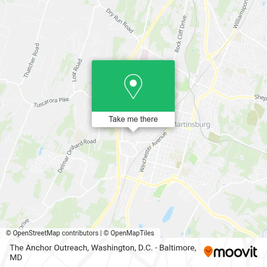 The Anchor Outreach map