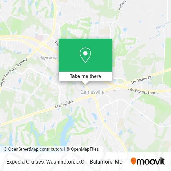 Expedia Cruises map
